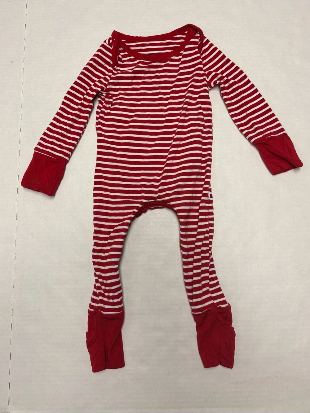 Little Sleepies holiday Santa pajama, size 0-3m